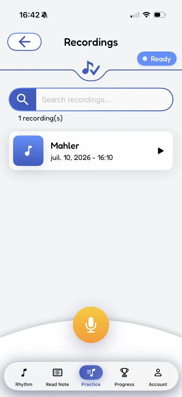 Recordings library
